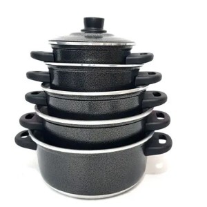 Jogo de Panela Com  5 Peças Craqueado