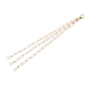 Corrente  44 Cm Gancho - Dourado