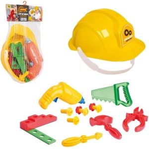 Kit  Ferramentas Com Capacete -Rede