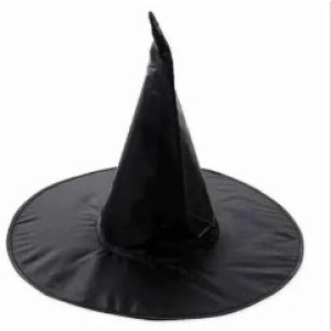 Chapéu De Bruxa Preto Liso