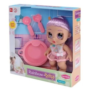 Boneca  Baby Rainbow  Papinha