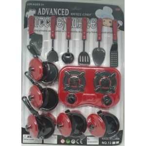 Kit Cozinha Com 3 Cores Sortidas