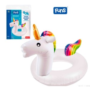 Boia Circular  Unicornio  Silver 56 Cm