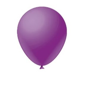 Balão  Mac  Ballon Redondo  Neon   5,0 Com 25 - Violeta