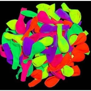 Balão  Mac  Ballon Redondo  Neon   5,0 Com 25 - Sortidos