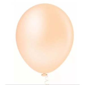 Balão  Mac  Ballon  Redondo Candy Colors 5,0 Com 25 Laranja