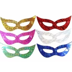 Mascára De Papel Gatinho Sortida Com 10 Unidades