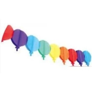 Varal de Balões Junino 3 metros