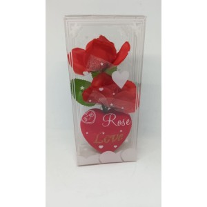 Enfeite Coração + Flor