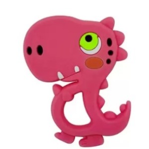 Mordedor  Achatado Latex  Dinossauro  Unica