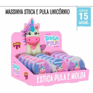 Stica e Pula  Massinha 20 Grama Unicórnio