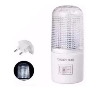 Abajur de Plastico de Tomada