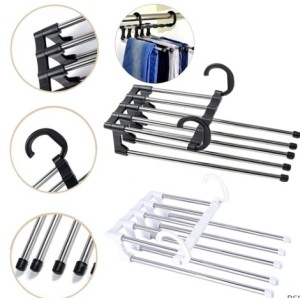 Cabide  Para Calças Plasticos Aço Inox