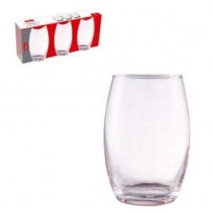 Conjunto 3 Copos Vidro Transparente  475 Ml