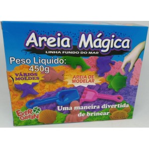 Areia Magíca 300 Gramas   Fundo Do  Mar