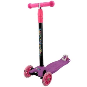 Patinete  Infantil 3 Rodas  Luz  Speed Colors  Roxo