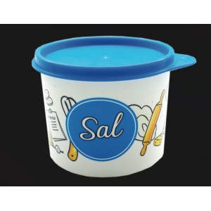 Porta Mantimento  Plastico  Cozinha  Para Sal 500 Gramas