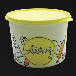 Porta  Mantimento Plastico  Cozinha  Para  Arroz  2,4 Litros