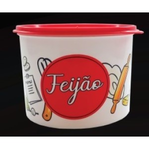 Porta  Mantimento Plastico  Cozinha  Para  Feijão 2,4 Litros