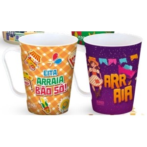 Caneca  Decorada Festa Junina 430 Ml