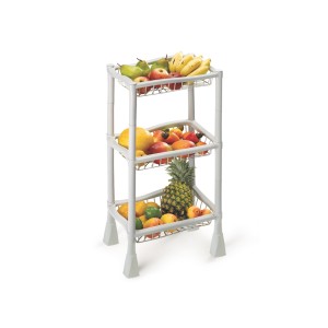 Fruteira   Retangular  Com 3 Marmore