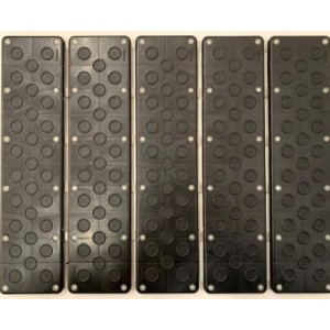 Estrado Para Box  60 Cm Ventosas Preto