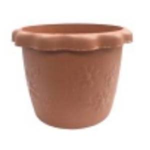 Vaso  Decorado Grande  8 litros Marron