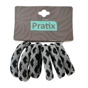 Amarrador Estampado Para Cabelo Com 6 Unidades