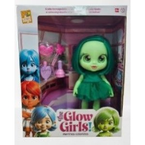 Boneca Glow Girls Verde Olivia