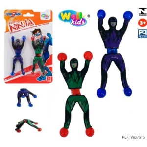 Boneco  Hero Squad  Wall  2 Peças