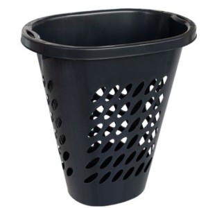 Cesto  Oval  Elegance  Preto  60 Litros Sem tampa